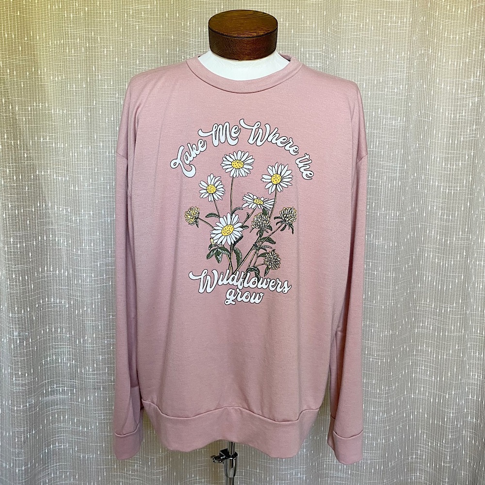 Dirtee Laundry “Take Me Where The Wildflowers Grow” Sweatshirt